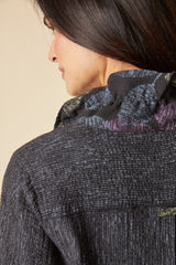 Habitat Crinkle Crepe Leaves Luna Jacket - BLACK - image 2