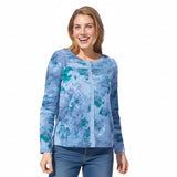 Mineral Dye Cotton Slub Stay Centered Tee - 21430