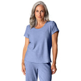 Pasadena Knit Striped Cotton Tee - 21539