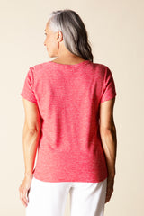 Pasadena Knit Striped Cotton Tee - 21539