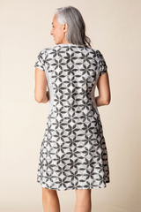 Crinkle Crepe Floral Mix Astrid Dress - 21684
