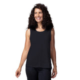 Pieced Tank in Black - 27501-BLK - Size S