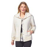 Cozy Heather Snap-Front Jacket - 23016