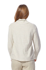 Santa Barbara Stripe Chill Funnel Neck - 23541