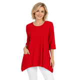 Textured Ribbed Cotton Tunic - CS330