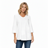 Soft Cotton V-Neck Tunic - C2002