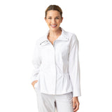 Chic Lightweight Travel Jacket in White - 17946-WHT