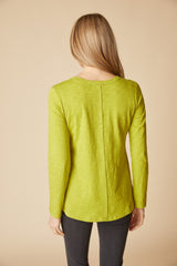 Cotton Pebble Shirttail Tunic- 275553
