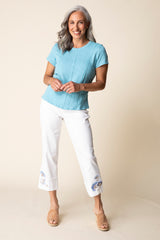 Cotton Pebble Jet Set Tee - 27557