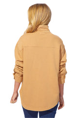 Color Wash Terry Anywhere Shacket - 28095