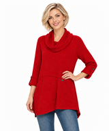 Cotton-Knit Waffle Tunic - FW124