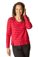 Shadow Stripe Seamed Tee - 30014
