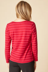 Shadow Stripe Long Sleeve Tee - 30016