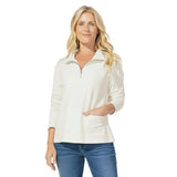 Quarter Zip Terry Sweatshirt - 30121