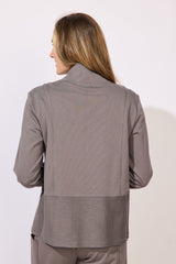 Ocean Front Terry Quarter Snap — pearl