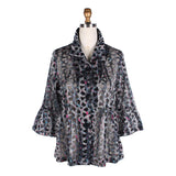 Holographic & Sequin Jacket in Silver - 400-SLV