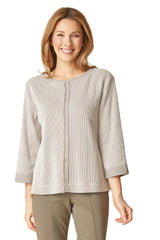 Habitat Seamed Pullover - Dove - image 1