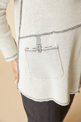 Opposites Attract Contrast Cowl Tunic - 31327