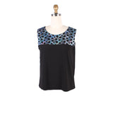 Holographic Mesh Twin Set in Blue - 31422 - Size M Only!