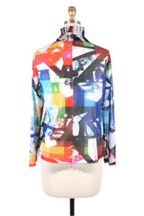 Geometric Colorblock-Print Twin Set - 31424 - Size M Only!