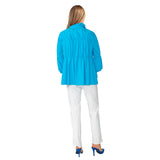 Tiered Zip-Front Jacket in Turquoise - 1395J-TQ