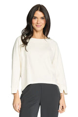 Featherlux Knit Solid Stitch Pullover - 330101