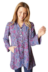 Habitat Destination Unknown Floral Artist Shirt - GRAPE - image 2