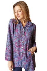 Habitat Destination Unknown Floral Artist Shirt - GRAPE - image 3