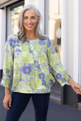 Destination Unknown Pleat Back Pullover - 34932