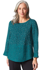 Dot Mix Tunic Top - 35620