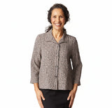 Polka Dot Print Swing Jacket - 35649 - Limited Sizes!