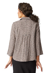 Polka Dot Print Swing Jacket - 35649 - Limited Sizes!