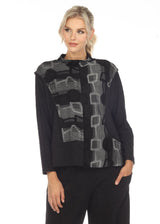 Chain Link Short Top in Black/Grey - 3566-GRY - Sizes XL & XXL