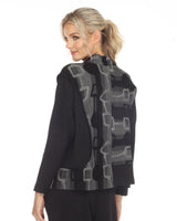 Chain Link Short Top in Black/Grey - 3566-GRY - Sizes XL & XXL