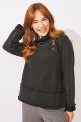 Alpine Mock Neck Sweater - 38511