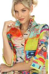 Art Print Swing Shirt - 3878