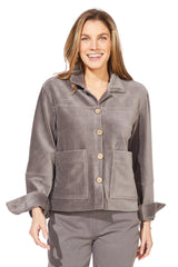 Corded Velour Camp Jacket - 39011