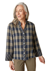 Plaidemonium Boyfriend Tunic - 40334
