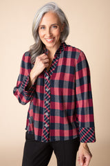 Habitat Plaidemonium Uptown Shirt - ROUGE - image 2