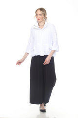 Textured Crinkle Grid Jacket - 4062