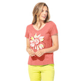 Peruvian Cotton Painted Sunflower Tee - 40800 - Size S