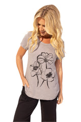 Easy Scoopneck Tee - 10007