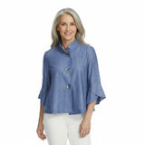 Lior "Vaya" Chambray Short Swing Jacket - Vaya - Size S Only!