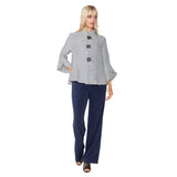 Navy Marine Stripe Jacket - 6272J -