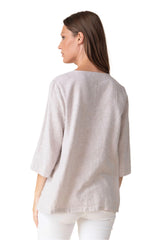 Summer Breeze Vista Pullover in Oatmeal - 41507-OAT - Size XS Only!