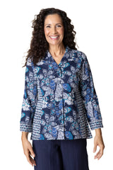 "Rustling Leaves" Princess Seam Shirt - 41621