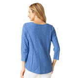 Textured Cotton Pocket Tunic - 16318-WHT