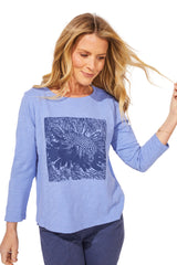 Sunflower Cotton Slub Boxy Tee - 43025