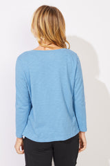 Sunflower Cotton Slub Boxy Tee - 43025