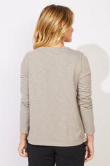 Sneaky Cat Crew Tee — citron